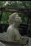 Titaness, 12x10x6, plaster, 1997